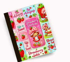 Strawberry Shortcake vinyl composition notebook wrap