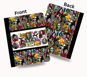 Beetlejuice vinyl composition notebook wrap