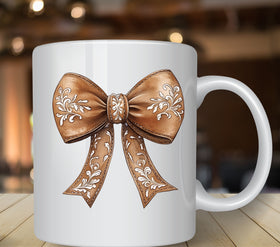 Howdy Pumpkin Bow 7 Bow UV DTF Decals