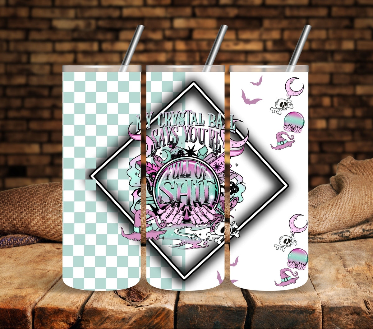 My Crystal Ball Vinyl tumbler wraps