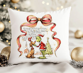 Max never needed words Bow DTF Transfers for pillows and towels