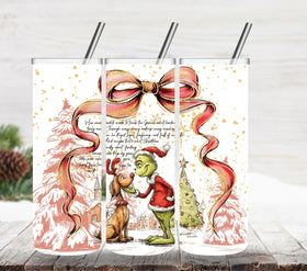 Max never needed words with bow vinyl tumbler wraps