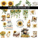 Sunflower Doodle Patchwork Set
