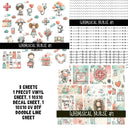 Whimsical Nurse Doodle Patchwork Sets 2 styles available