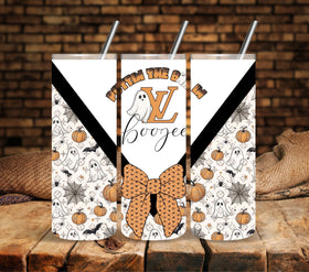 Boo in Boojee Vinyl tumbler wraps