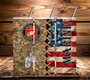 Marine vinyl tumbler wraps