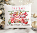 Mrs. Claus Sweet Shoppe DTF Transfers for pillows and towels