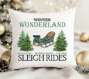 Sleigh rides DTF Transfers for pillows and towels