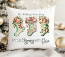 The stockings were hung DTF Transfers for pillows and towels