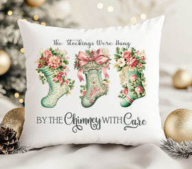 The stockings were hung DTF Transfers for pillows and towels