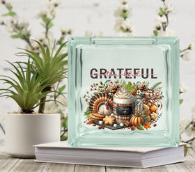 Grateful Glass Block Decal 2 sizes available