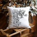 Grinchy Sketch Black DTF Transfers