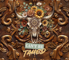 Can't be tamed vinyl tumbler wraps