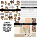 Leopard Easter Doodle Patchwork Set