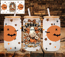 Spooky Season Fall Ghost UV DTF Libbey wrap