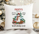 Frosty's winter wonderland DTF Transfers for pillows and towels