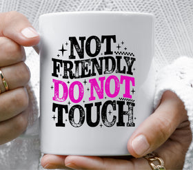 Not friendly UV DTF Decal