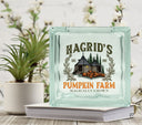 Hagrid's Pumpkin Farm Glass Block Decal