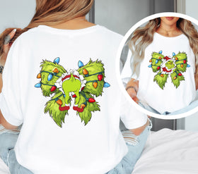Bottoms up Grinch DTF Transfers- 2 piece set
