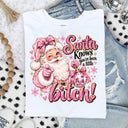 Santa Knows you've been a little bitch DTF Transfers