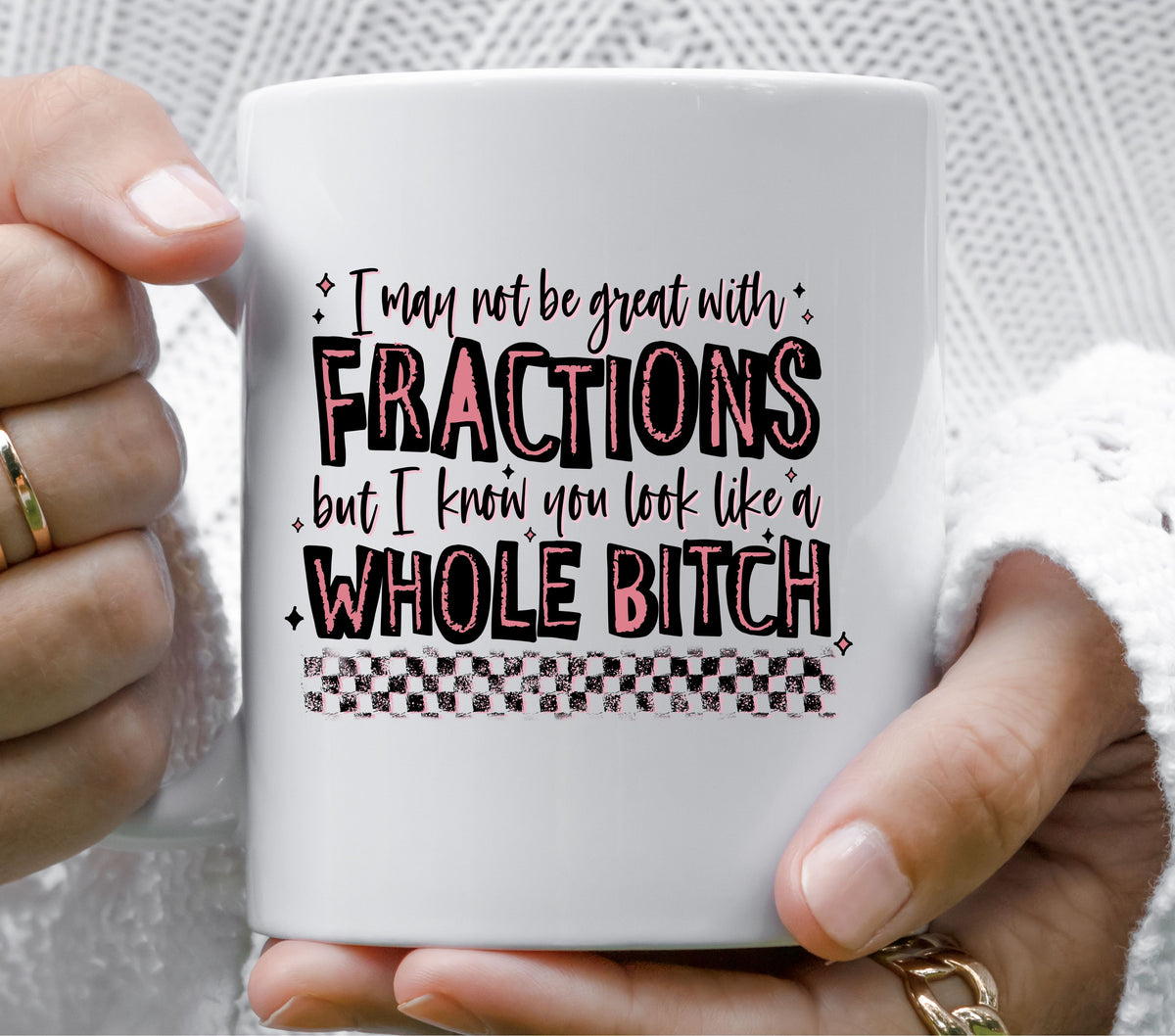 May not be good at fractions UV DTF Decal