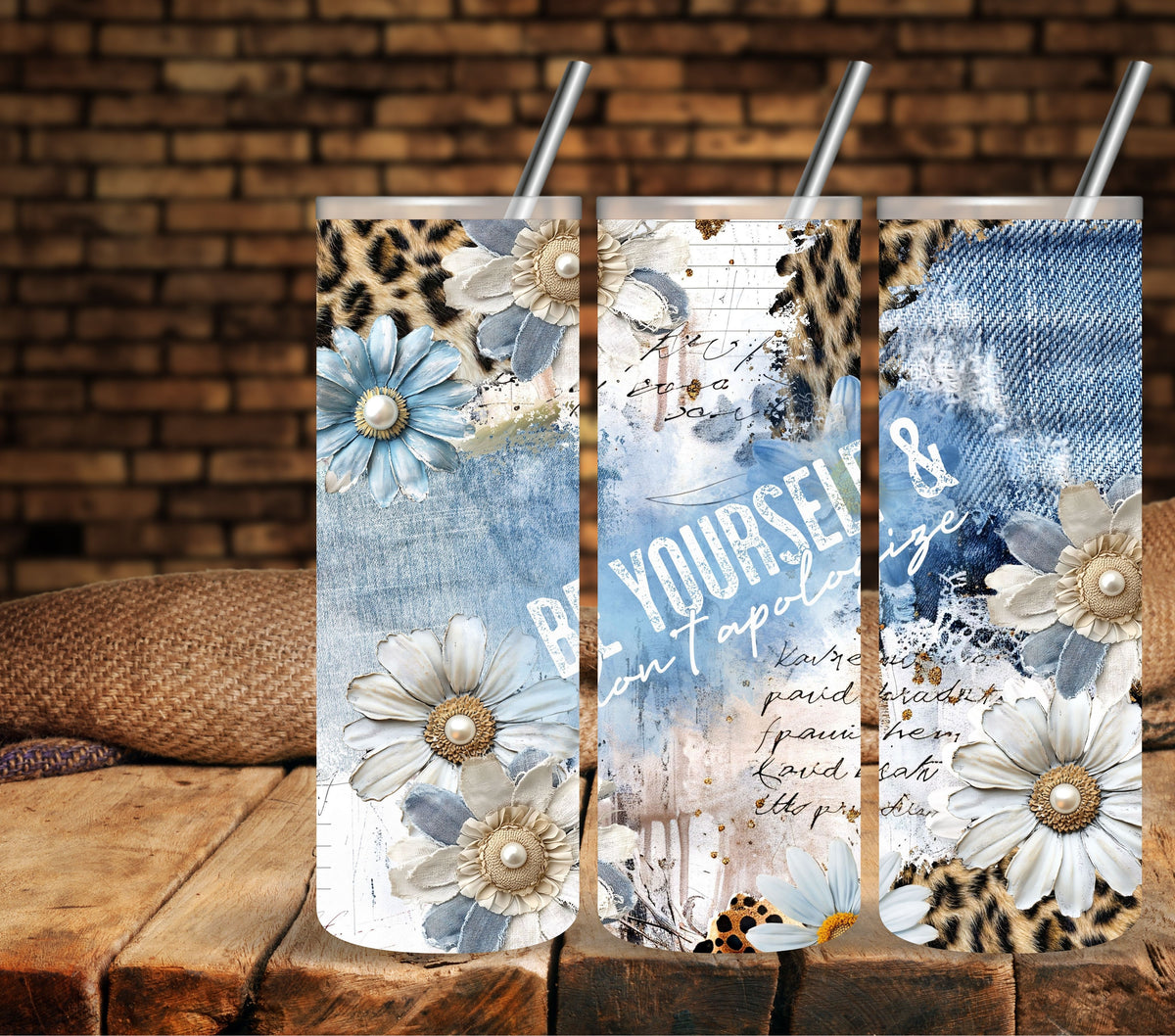 Don't Apologize Vinyl tumbler wraps