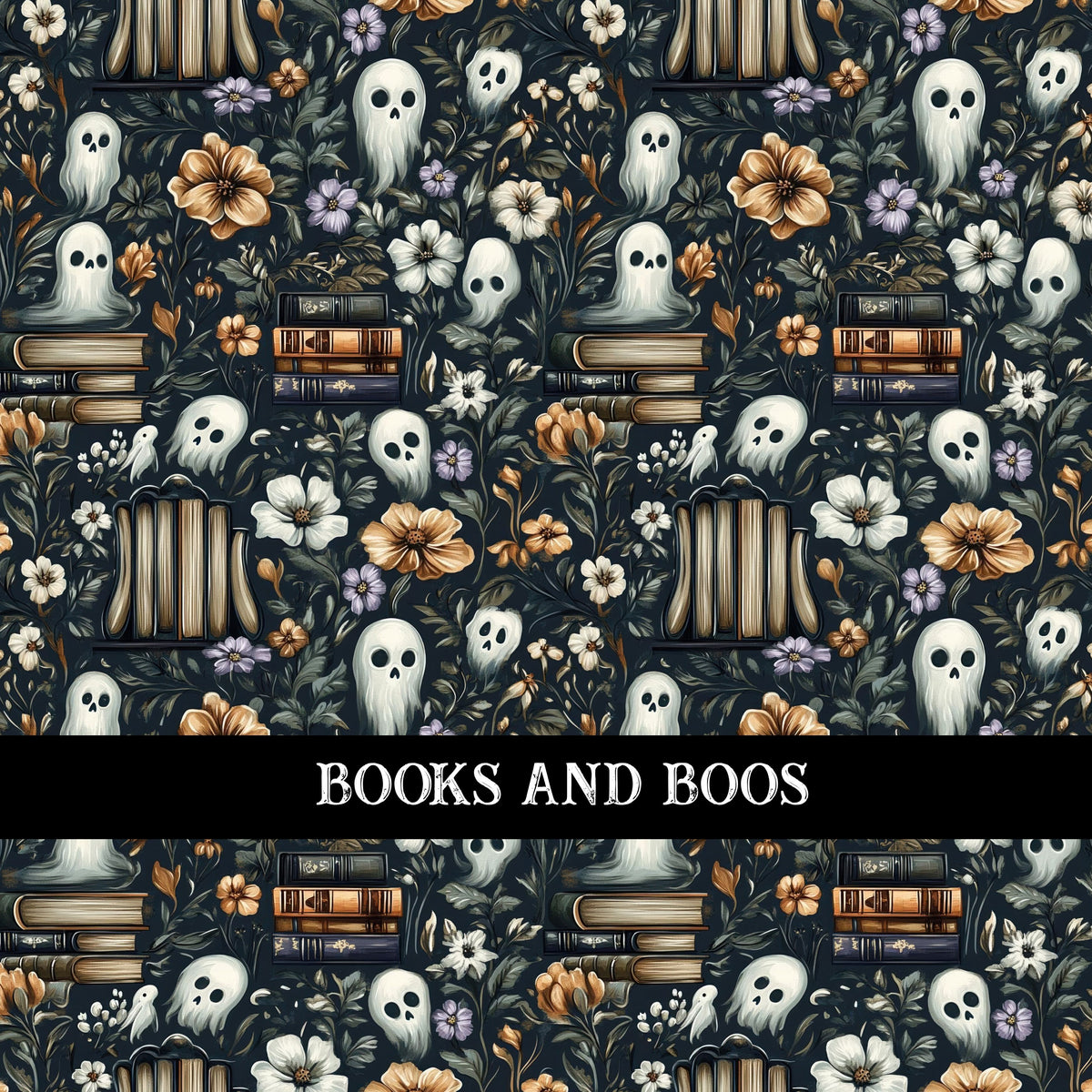 Books and Boos 12x12 vinyl sheet