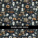 Books and Boos 12x12 vinyl sheet