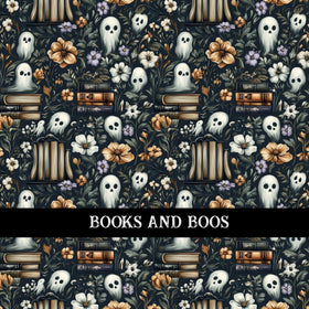 Books and Boos 12x12 vinyl sheet
