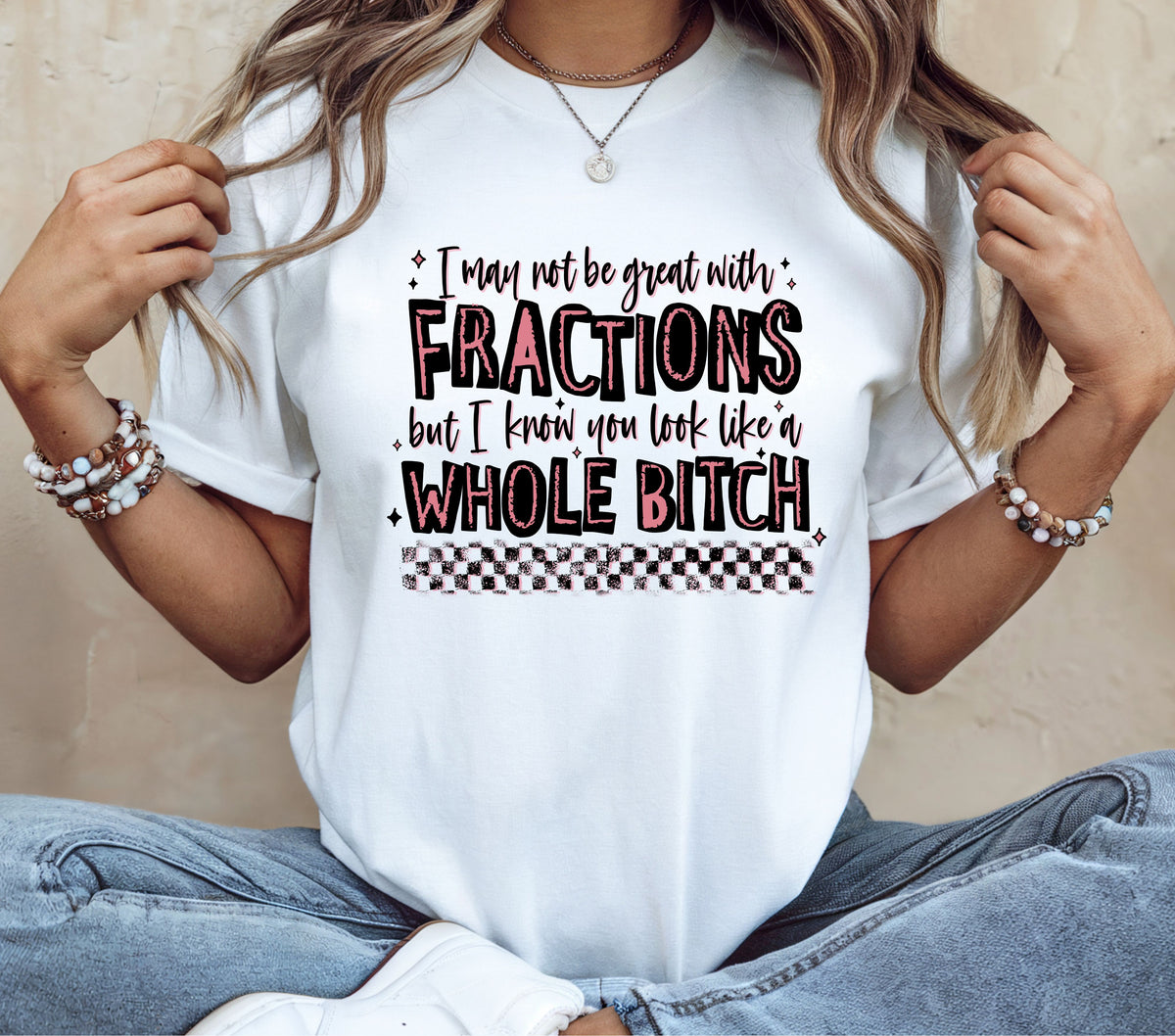 I may not be good at fractions DTF Transfers