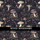 Mystic Mushrooms 12x12 vinyl sheet