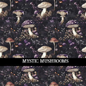 Mystic Mushrooms 12x12 vinyl sheet