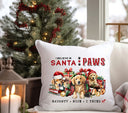 Santa Paws DTF Transfers for pillows and towels