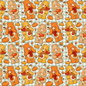 Fall Care bears Adhesive Vinyl sheet