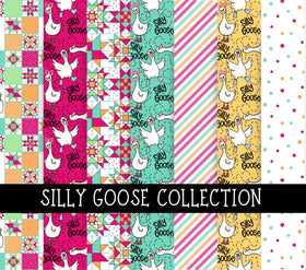 Silly Goose Collection vinyl sheets 7 Patterns to choose from