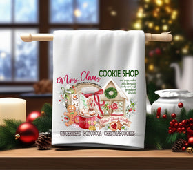 Cookie Shop DTF Transfers for pillows and towels