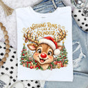 Nothing runs like a reindeer DTF Transfers 2pc set