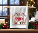 North Pole Laundry DTF Transfers for pillows and towels