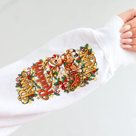 Nothing runs like a reindeer DTF Transfers 2pc set