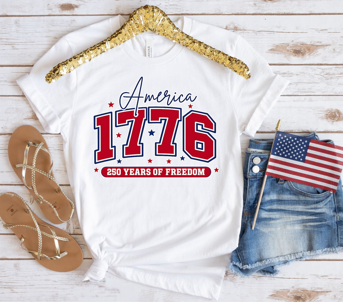 America 1776 DTF Transfers 2 styles avaialble