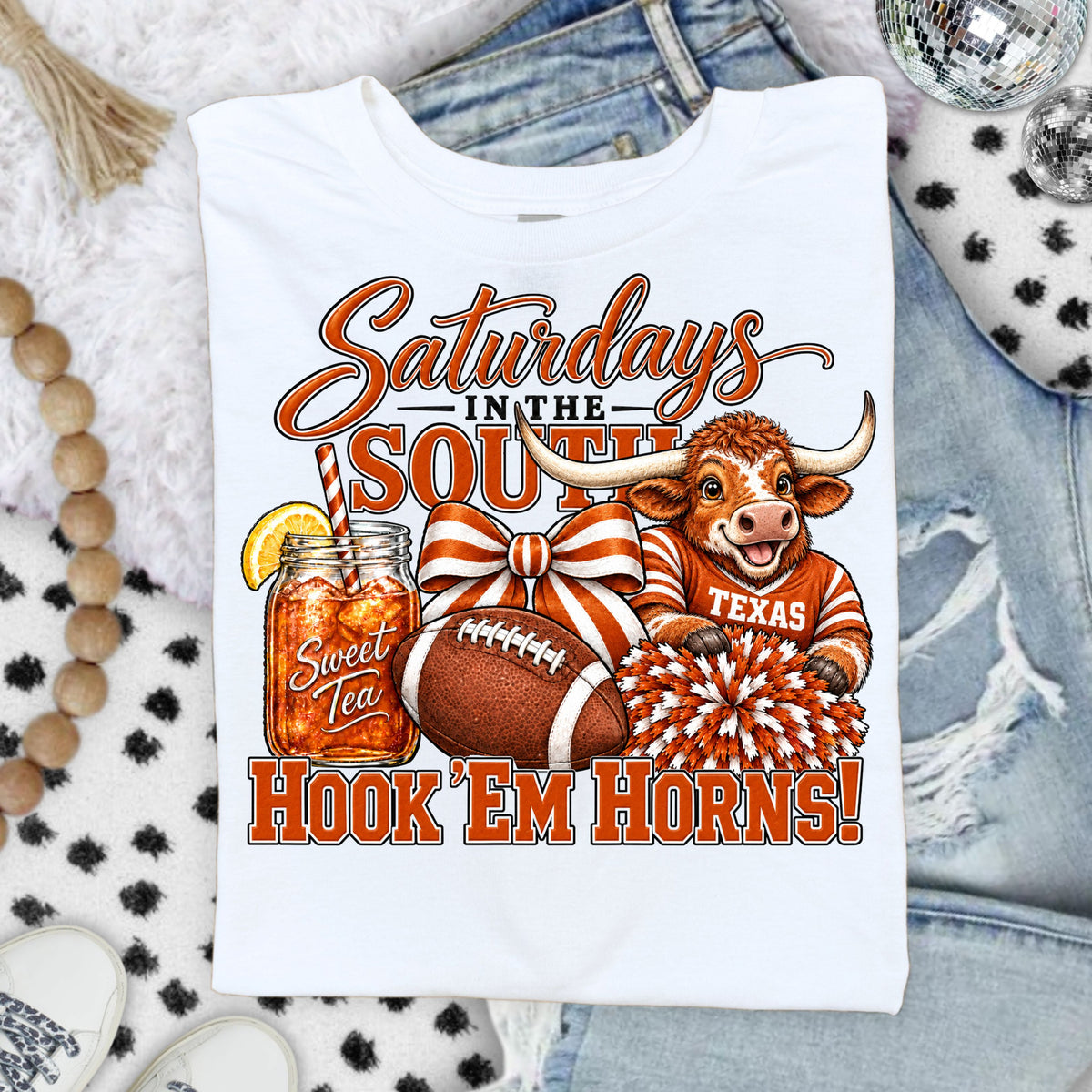 Saturday's in the South-Longhorns DTF Transfers