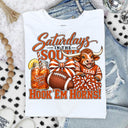 Saturday's in the South-Longhorns DTF Transfers