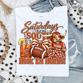 Saturday's in the South-Longhorns DTF Transfers