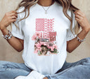 Jeep Girl Pink Flag DTF Transfers