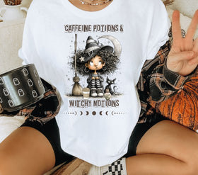 Caffeine Potions & Witchy Notions DTF Transfers