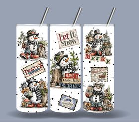 Have a Holly Jolly Christmas vinyl tumbler wraps