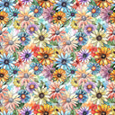 Watercolor Floral #2  12x12 Vinyl Sheet