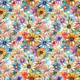 Watercolor Floral #2  12x12 Vinyl Sheet