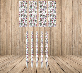 Sugar skull UV DTF pen wraps- set of 5