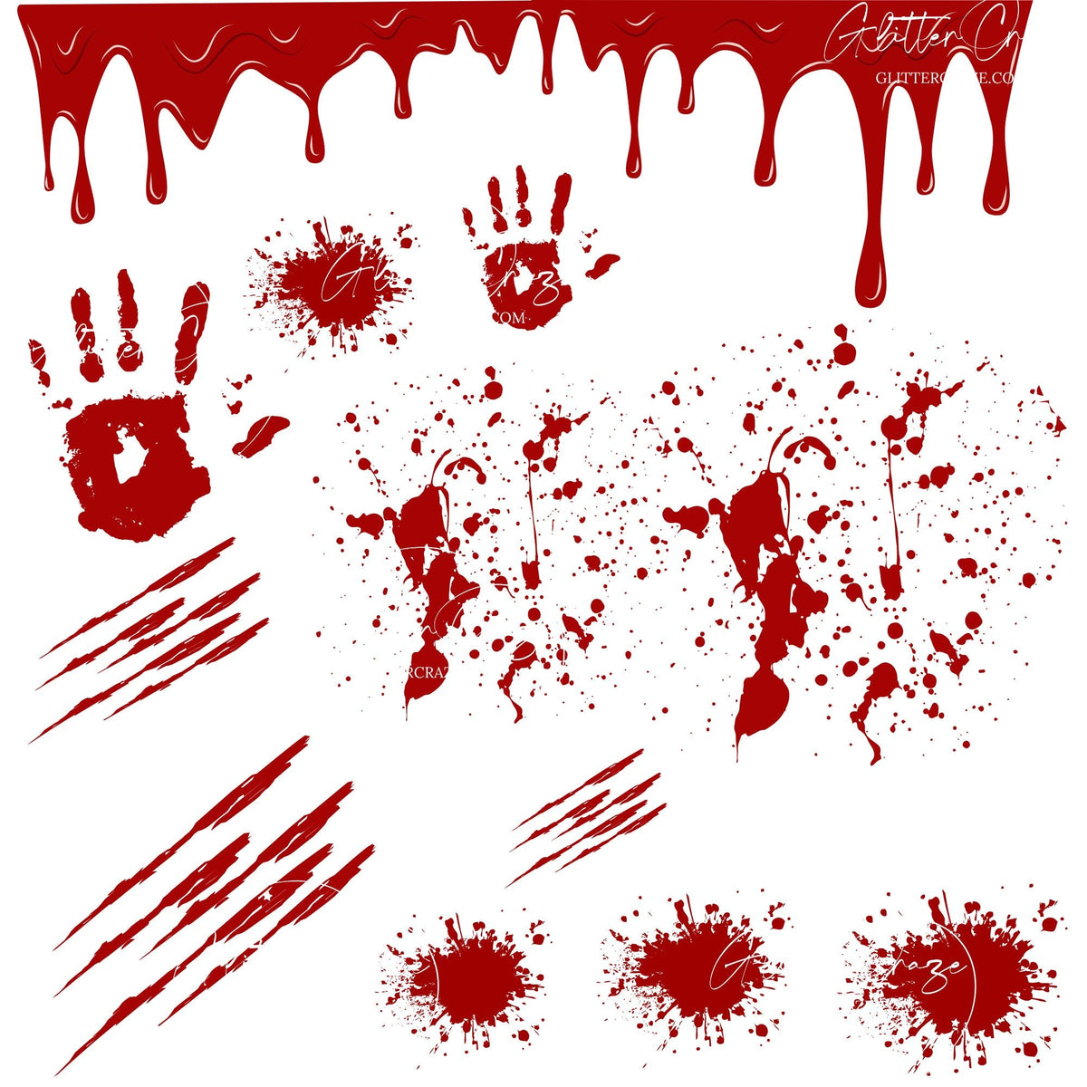 Crime scene UV DTF Embellishment sheet 10x10 inches